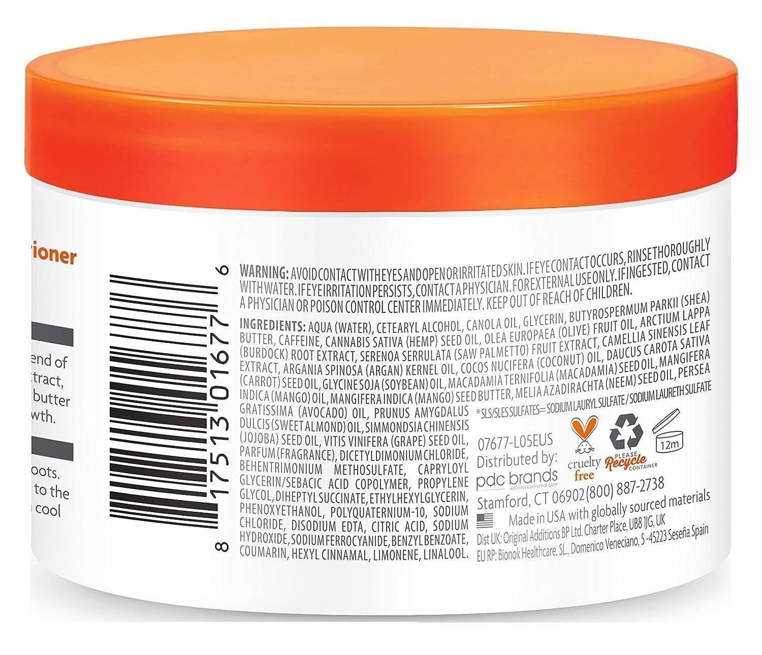 Cantu Shea Butter Mens Leave In Hair Conditioner, Intense Moisture, 13 Oz, 2 Pack