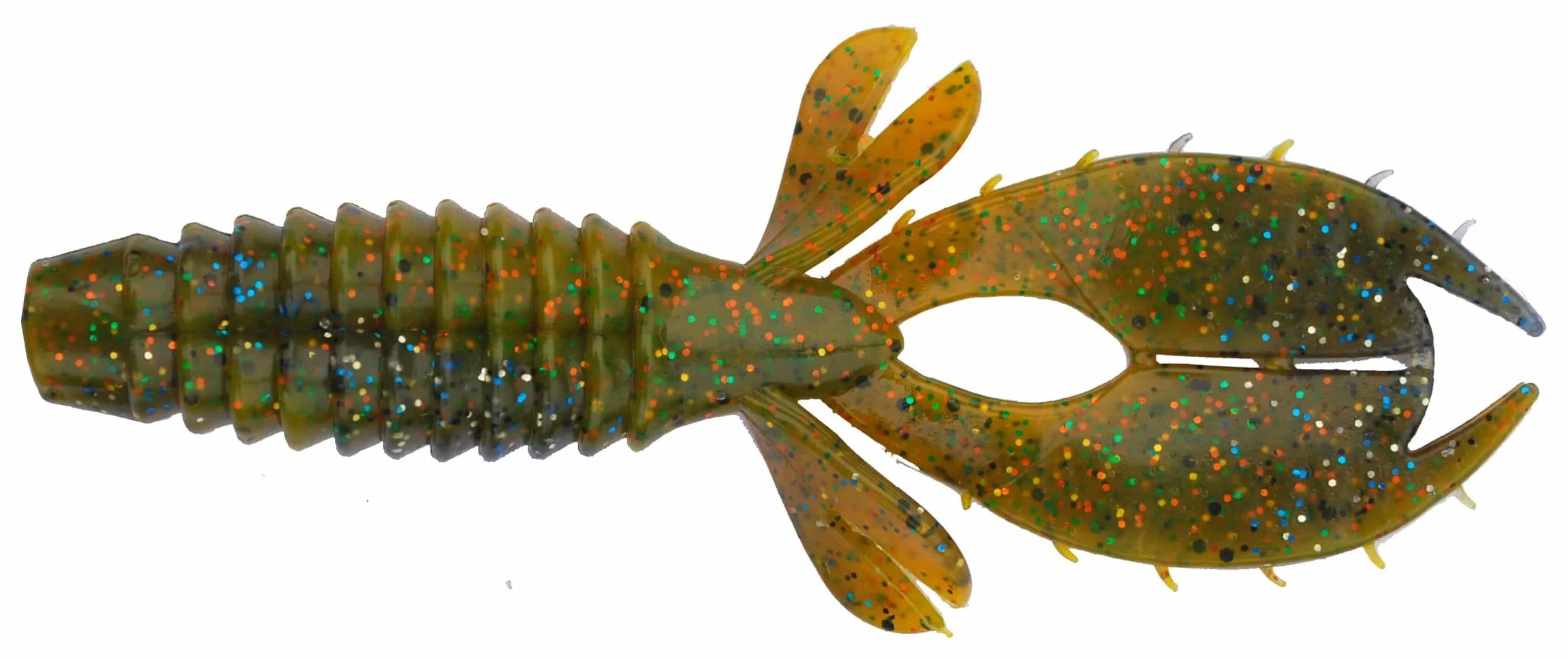 Big Bite Baits YoMama Soft Plastic Creature Bait (Sunfish Swirl, 3 inch