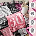 thumbnail image 5 of 30th Birthday Gifts for Her, 30th Birthday Decorations for Women, Happy 30th Birthday Gifts for Women, 30 Year Old Birthday Gift for 30 Year Old Women, 1994 Birthday Decoration Blanket 60”x50”, 5 of 6
