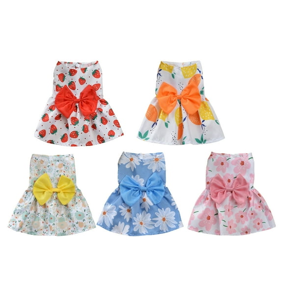 Cheers.US Dog Dress Dog Princess Bow-Knot Tutu Dress,Cute Dog Skirt, Pet Dress for Small Dogs Cats
