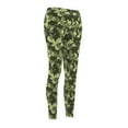 thumbnail image 4 of Green/Light Green Camo Women's Casual Leggings - Camo Color Code 0052, 4 of 7