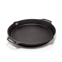 Petromax Cast Iron Fire Skillet for Kitchen or Camping, Pre-Seasoned Cookware for Campfire or Home Oven and Stove, Conducts Heat Evenly, Side Handles, 16"