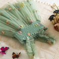 thumbnail image 5 of XXWXYD Toddler Girls Birthday Party Dress Sleeveless Tulle Princess Floral Embroidery Formal Photo Shoot Attire Adjustable Straps Soft Fabric Holiday Celebration, 5 of 9