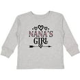 thumbnail image 3 of Inktastic Nana Girl Granddaughter Girls Long Sleeve Toddler T-Shirt, 3 of 5