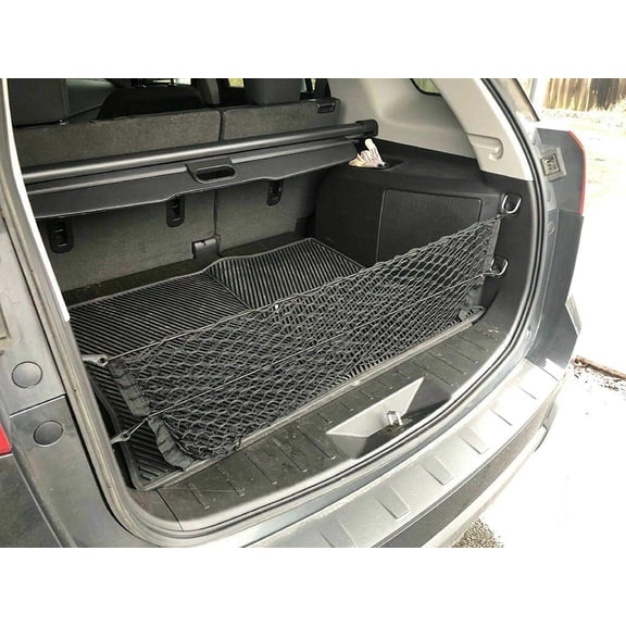 EACCESSORIES EA Trunk Organizer Cargo Net for GMC Terrain 2010-2017 – Envelope Style Cargo Net – Premium Mesh Elastic Car Trunk Organizer Vehicle Carrier Storage – Compatible GMC Terrain 2010-2017