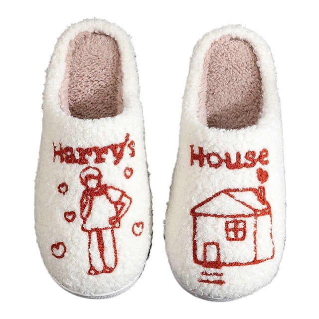 Controles Punta Cerrada Y Esponjosas Interior Difusas Lindas Casa La Harry No Deslizan Cómodo Suave para