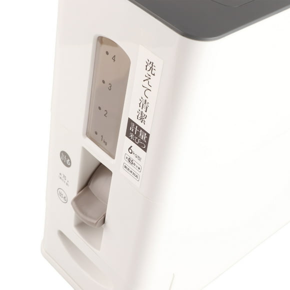 Rice Storage Container,Rice Dispenser Transparent Clear Household Rice Bucket Rice Dispenser Multi-Functional