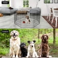 thumbnail image 3 of Bestpet Pet Playpen Exercise Cage, 8 Panel, 30", Black, 3 of 7