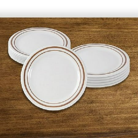 Acadia Collection - Excellante Arcadia melamine dinnerware collection 9 Inch Round Dinner Plate