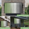 thumbnail image 2 of Outdoor TV Cover 30 to 32 Inches, Sage Green Grey Gradient Wood Grain Farmhouse Retro Striped Waterproof TV Cover with Remote Control Pocket, Flat Screen TV Cover Protector for Outside TV, 2 of 6