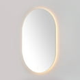 thumbnail image 6 of SAFAVIEH Jax 24 Inch Aluminum Led Mirror, White, 6 of 13