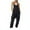 Black, variant on FAVIPT Romper for Women 2023,Women's Casual Sleeveless Jumpsuits V Neck Spaghetti Strap Overalls Stretchy Long Pants Romper with Two Pockets