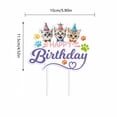 thumbnail image 3 of Cat Happy Birthday Cake Topper,Adorable Kitty Party Cake Pick Single Piece Dessert Decoration for Birthday Celebration, 3 of 7