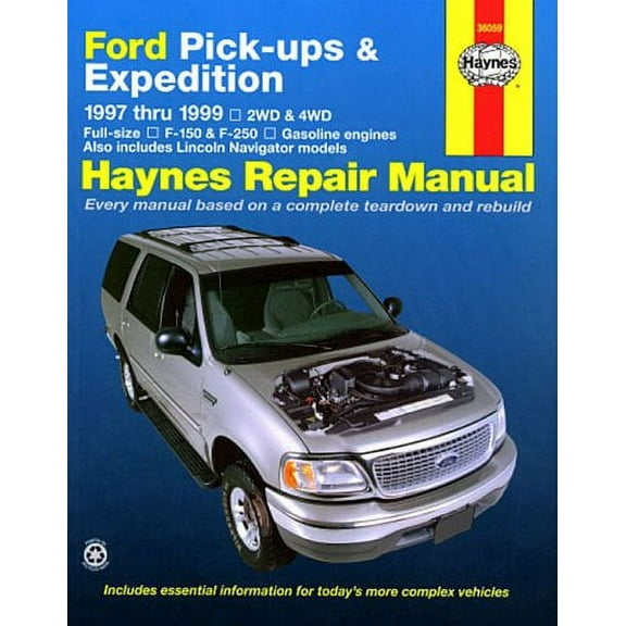 Haynes Repair Manual: Ford Pick-ups & Expedition 1997 thru 1999 (Haynes)