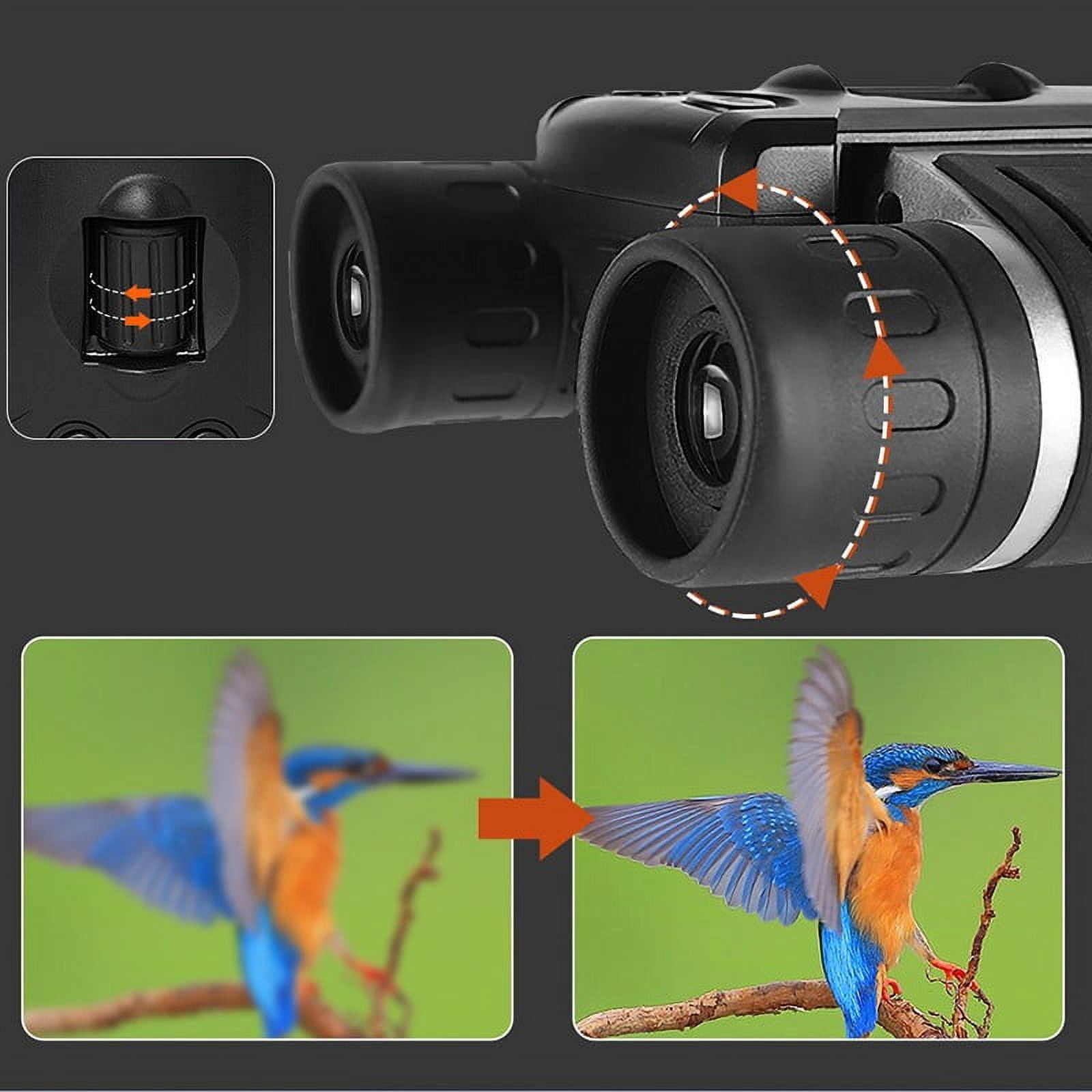 High Power 12x32 Binoculars with Camera and LCD Screen- Perfect for Bird by YFind