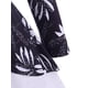 thumbnail image 4 of Camiseta Talla Extra Estampado Hoja Moño Rosegal  Mangas largas de talla grande, 4 of 5