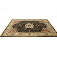 thumbnail image 5 of Black Floral Kirman 6X9 Oriental Rug, 5 of 11