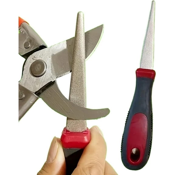 SLGHLSAHG 1-3Pcs Diamond Sharpening File For Scissors, Knives And Garden Tools, 2-Sided Flat And Curved Knife Grinder (Color : 1pcs) A29995