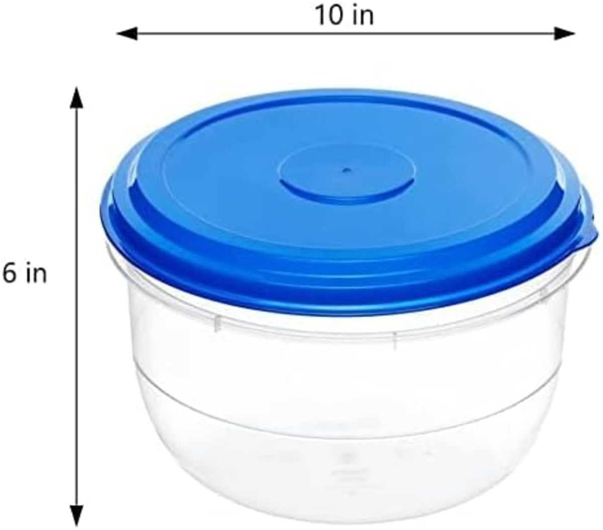  DecorRack Extra Large Food Storage Container with Lid, 7 Liter  capacity, Shatterproof, Reusable Mixing Bowl, Dry Food Container, Snack  Bowl, Store Leftovers, Ice Cream Bowl in Random Colors (1 Bowl): Home