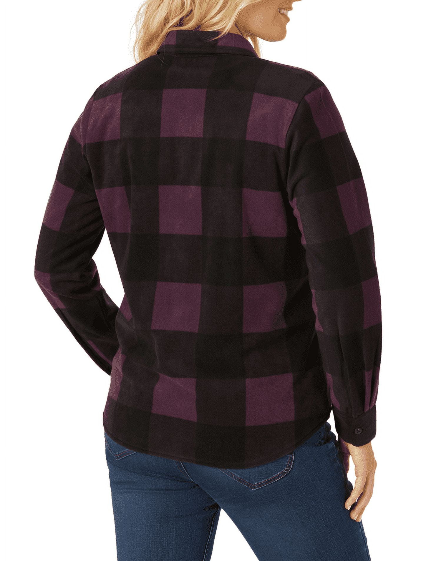 LEE RIDERSWOMEN'S LONG SLEEVE BUTTON UP FLEECE SHIRT