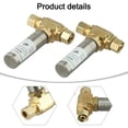 thumbnail image 4 of 2X Tee Stainless Steel Water Hammer Arrestor 3/8" For Sink To Reduce Noise, 4 of 9