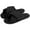 Black, variant on BadPiggies Womens Cozy Slippers Memory Foam House Shoes Slides Home Bedroom Bathroom Spa Open Toe Corduroy Bow Slippers