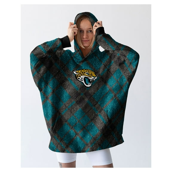 Pegasus Jacksonville Jaguars 34" x 34" Digital Dash Sherpa Hooded Fan Cape