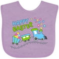thumbnail image 3 of Inktastic Happy Easter Train Boys or Girls Baby Bib, 3 of 4