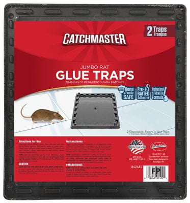 ONE PACK 2 TRAYS Details about   MASTER LINE EXTRA LARGE RAT/MOUSE GLUE TRAYS FREE SHIPPING 