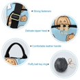 thumbnail image 7 of FORMRS Women's Travel Backpack Purse Anti-Theft Hidden Pockets Casual Shoulder Bag, Blue Halloween Ghosts, 7 of 7
