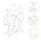 thumbnail image 4 of Soporte para cupcakes con forma de noria, bandeja para servir postres, accesorio para fiestas de bodas, 4 of 7