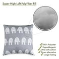 thumbnail image 4 of Majestic Home Goods Decorative Gray Ellie Large Pillow, 4 of 4