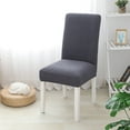thumbnail image 3 of 4Pcs Dining Chair Covers Stretch Chair Covers Chair Slipcover Chair Covers For Dining Room Home Restaurant -Style1;, 3 of 5