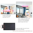 thumbnail image 5 of HLONK LED UFO Music Bulb, Bluetooth Link Smart Remote Control RGB Colorful Changing Ceiling Lamp 9Inch Upgraded Music Bluetooth Speaker Light Bulb for Bedroom, 5 of 6