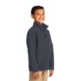 thumbnail image 4 of Port Authority Y317 Youth Core Soft Shell Jacket , Battleship Grey, M, 4 of 5
