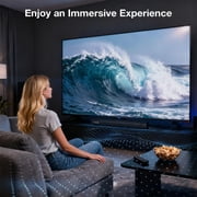 TOPVISION Sound Bar for TV, 50W Bluetooth 5.4 Soundbar with Subwoofer, 3D Surround Sound System with Optical/AUX/RCA/USB