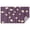Purple Daisy Flower-1, variant on Purple Daisy Flower White Blooms Pattern Rectangle Tablecloth 60"x84",Waterproof Polyester Rectangle Table Cloth, Wipeable Spillproof Polyester Tablecloth for Dining, Camping, Indoor and Outdoor