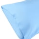 thumbnail image 2 of Juego de 2 fundas de almohada de satén con cierre de sobre para el hogar, estándar, azul claro, 2 of 6