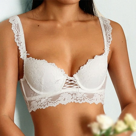 

Sexy Lace Breathable Double Shoulder Strap Ladies Thin Underwear Beauty Back
