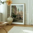 thumbnail image 6 of Gdańsk Streets 03 - Gdańsk Pomorskie Poland Photography Architecture City Street Photography Vintage Travel Poster Graffiti Oak Framed Wall Art Print 9 x 12 inches, 6 of 12
