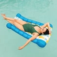 thumbnail image 5 of Big Joe Kona Hammock No Inflation Needed Pool Lounger with Headrest, Paintbrush Yellow Double Sided Mesh, Quick Draining Fabric, 4 feet Big, 5 of 9