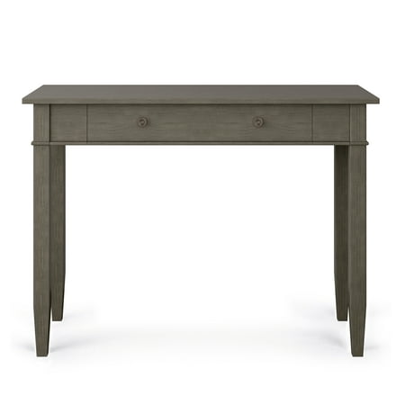 Simpli Home - Carlton Rectangular Contemporary Wood 1-Drawer Table - Farmhouse Gray