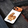 thumbnail image 4 of WIRESTER Shockproof Soft Rubber Cover Case for Apple iPhone 17 Pro Max 6.9" 2025, Brown Silkie Chicken, 4 of 5