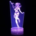 thumbnail image 1 of Bombillas de luz nocturna LED 3D que cambian de color para niños con base, 1 of 1
