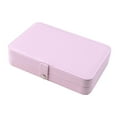 thumbnail image 2 of PPgejGEK Jewelry Box Portable Jewelry Box 2 Layer Small Travel Jewelry Box for Women and Girls Mini Leather Jewelry Organizer for Necklaces Bracelet Earrings and Rings Her Holiday Savings Clearance, 2 of 7