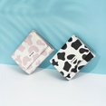 thumbnail image 1 of Cartoon Cow Print Short Wallet, Trifold Coin Purse, Trendy All-Match Faux Leather Purse, 1 of 6