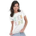 thumbnail image 3 of Colorful Easter Bunny Patterns Womens Slim Fit Graphic Tee Brisco Brands S, 3 of 5