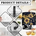 thumbnail image 4 of TSOVTHRID Sunflower Butterfly Pattern Mixer Cover Starry Night Print Portable Kitchen Aid Mixer Assecories with Top Handle Small Appliance Covers Dust Cover Compatible with Kitchenaid Mixer,S, 4 of 7