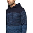 thumbnail image 5 of X RAY JEANS Mens Color Blocked Hooded Sweater, Blue, M, 5 of 5