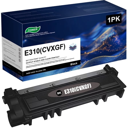 E310 CVXGF Toner Cartridges (1-Pack Black) with Chip Compatible for Dell E310-CVXGF Toner for Dell E310dw E514dw E515dw E515dn Printers